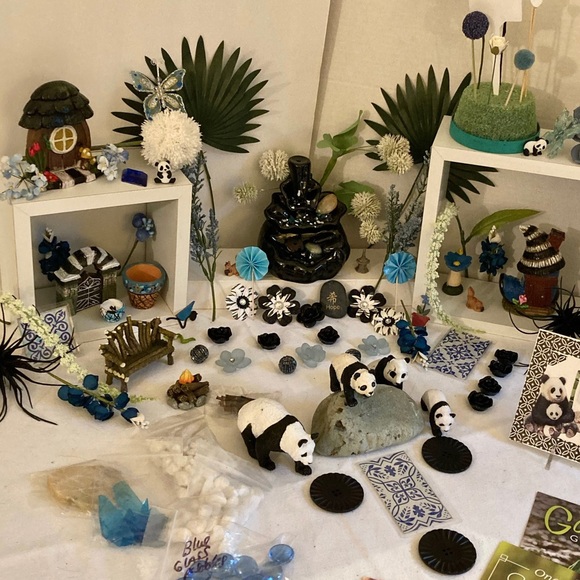 PANDA PARADISE FAIRY GARDEN SET - Picture 7 of 10